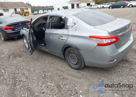 2013 Nissan Sentra Sv из США, поврежденный, VIN 3N1AB7AP1DL776300